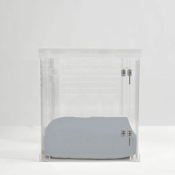 Hiddin Clear Acrylic Dog CratetoGate & Reviews Wayfair